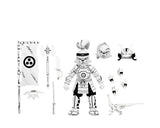 NECA Usagi Yojimbo Samurai Usagi Yojimbo (Black & White) Actionfigur