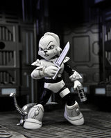 NECA Usagi Yojimbo Space Usagi Yojimbo Black & White Actionfigur 18 cm