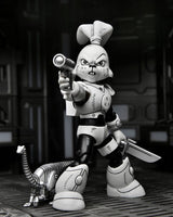 NECA Usagi Yojimbo Space Usagi Yojimbo Black & White Actionfigur
