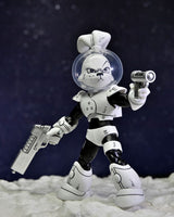 NECA Usagi Yojimbo Space Usagi Yojimbo Black & White Actionfigur