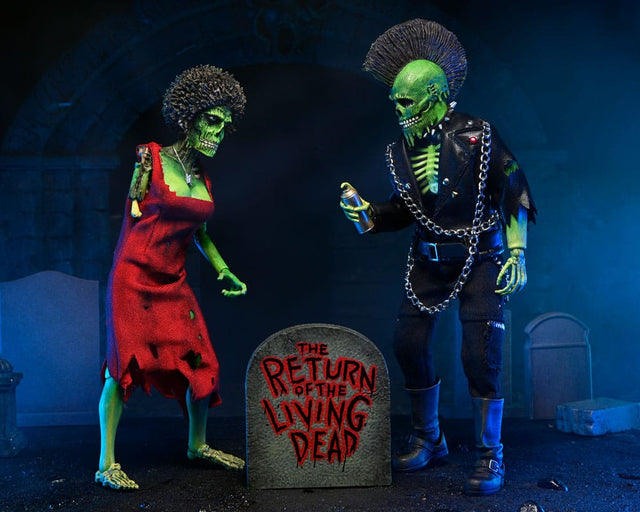 NECA Verdammt die Zombies kommen Trash & Suicide Clothed Actionfiguren