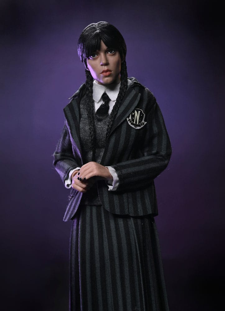 NECA Wednesday Actionfiguren 2er Pack Wednesday Addams (Nevermore Uniform) and Enid 20 cm