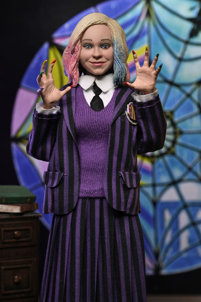 NECA Wednesday Actionfiguren 2er Pack Wednesday Addams (Nevermore Uniform) and Enid 20 cm