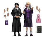 NECA Wednesday Actionfiguren 2er Pack Wednesday Addams (Nevermore Uniform) and Enid 20 cm