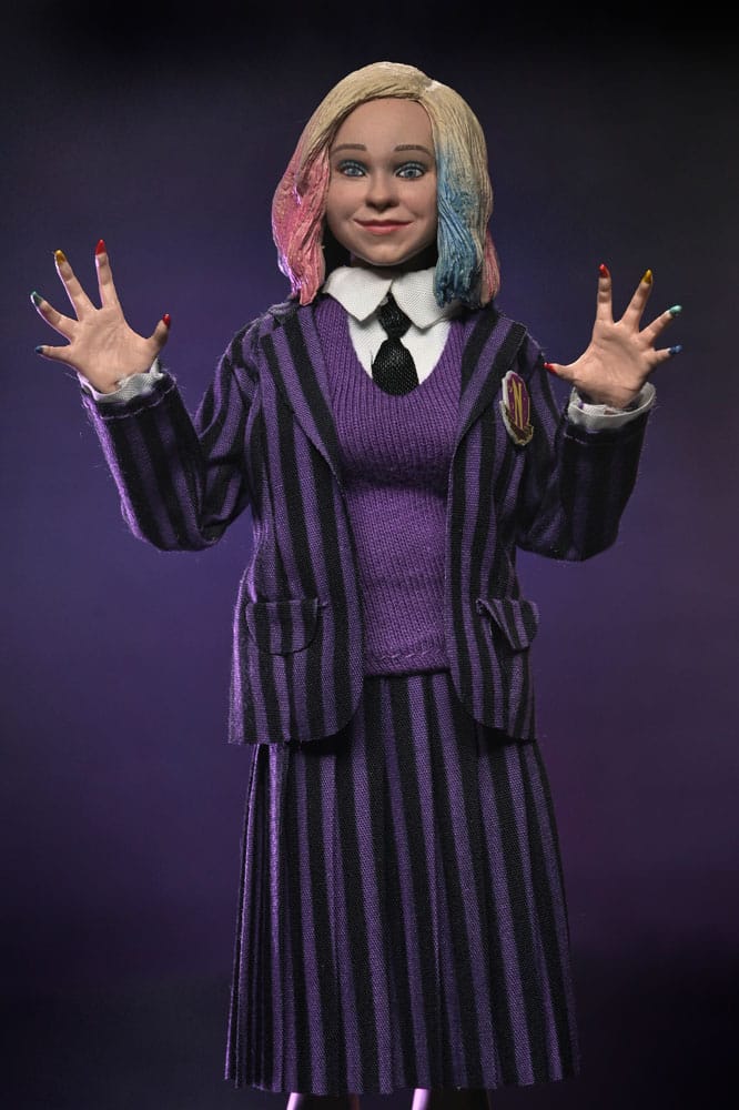 NECA Wednesday Actionfiguren 2er Pack Wednesday Addams (Nevermore Uniform) and Enid 20 cm