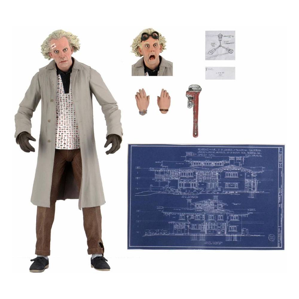 NECA Zurück in die Zukunft Ultimate Doc Brown Actionfigur