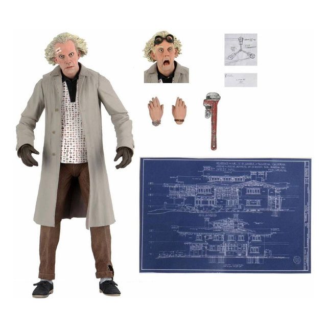NECA Zurück in die Zukunft Ultimate Doc Brown Actionfigur