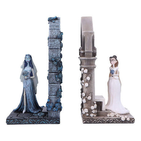 Nemesis Now Corpse Bride Emily und Victorial Buchstützen