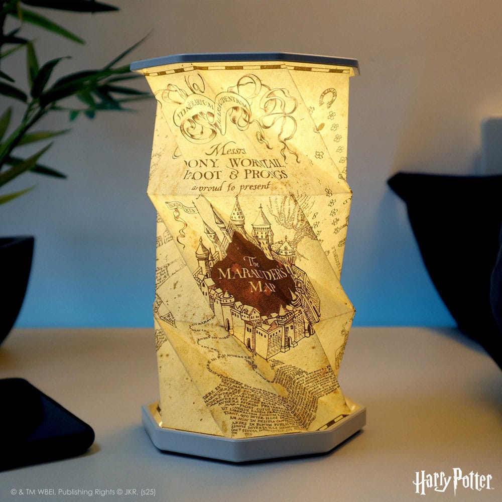Nemesis Now Harry Potter faltbare Lampe Marauders Map 15 cm