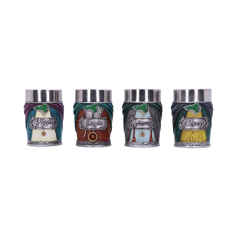 Nemesis Now Herr der Ringe Schnapsgläser 4er-Pack Hobbits