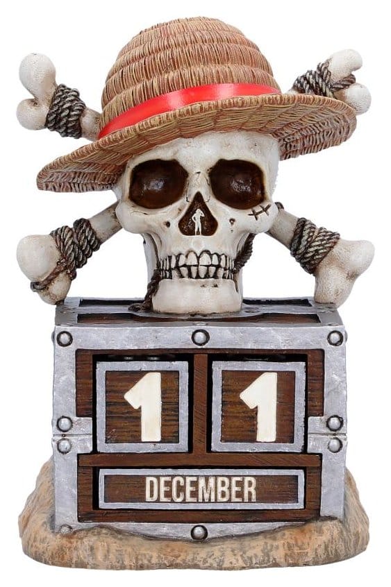 Nemesis Now One Piece Ewiger Kalender Luffy Jolly Roger 16 cm