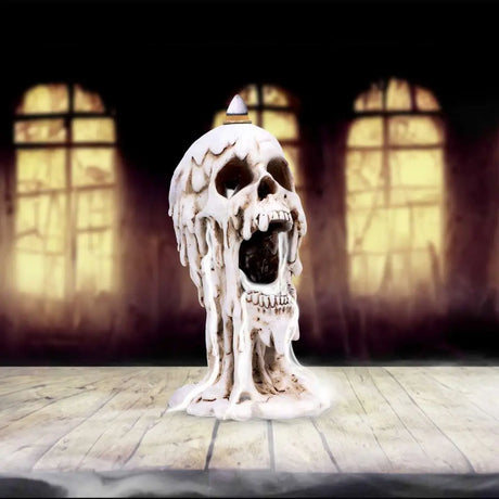 Nemesis Now Skull Scorching Incense Burner / Räucherkegelhalter