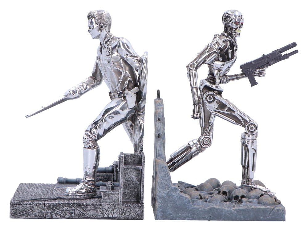 Nemesis Now Terminator 2 T-1000 vs T-800 Buchstützen