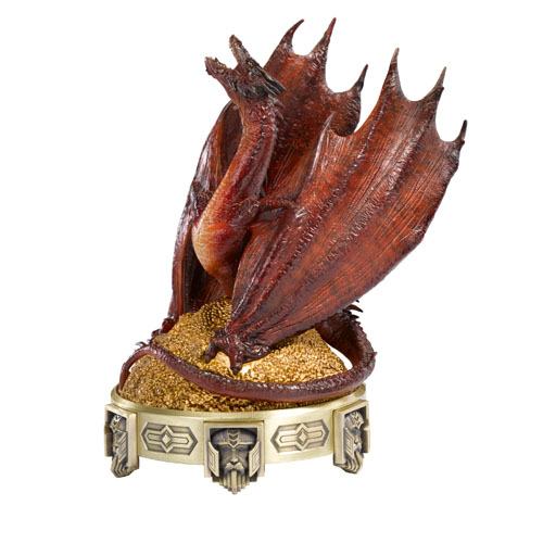 Noble Collection Der Hobbit Smaugs Einöde Smaug mit Räuchereinsatz Statue