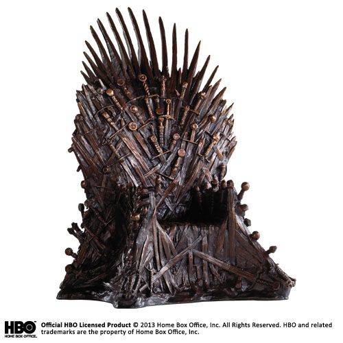 Noble Collection Game of Thrones Eiserner Thron Bronze Statue