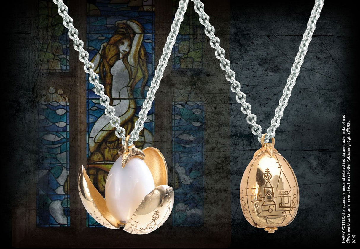 Noble Collection Harry Potter Das Goldene Ei Anhaenger mit Kette