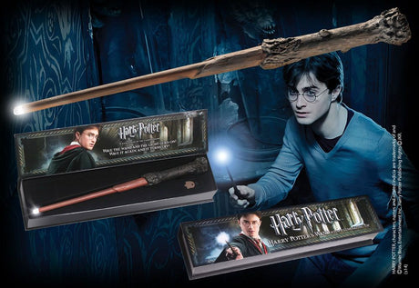 Noble Collection Harry Potter Harrys Zauberstab mit Leuchtfunktion Replik