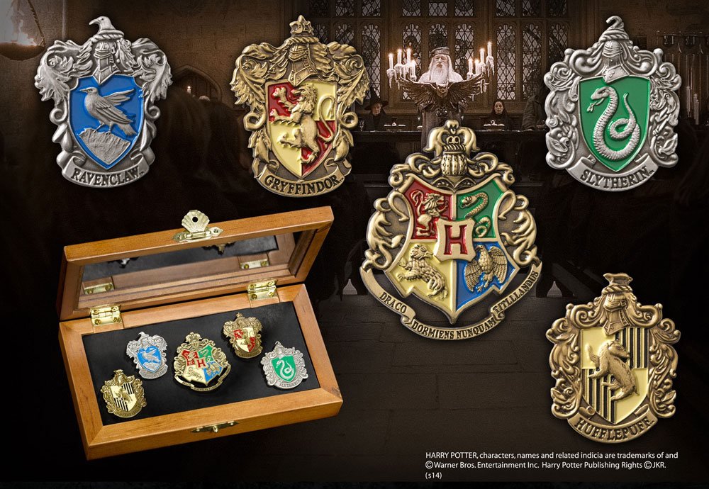 Noble Collection Harry Potter Hogwarts Pin Kollektion