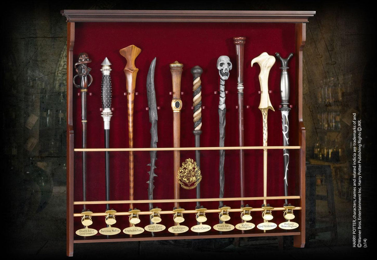 Noble Collection Harry Potter Wandhalterung für 10 Zauberstäbe Replik