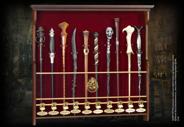 Noble Collection Harry Potter Wandhalterung für 10 Zauberstäbe Replik