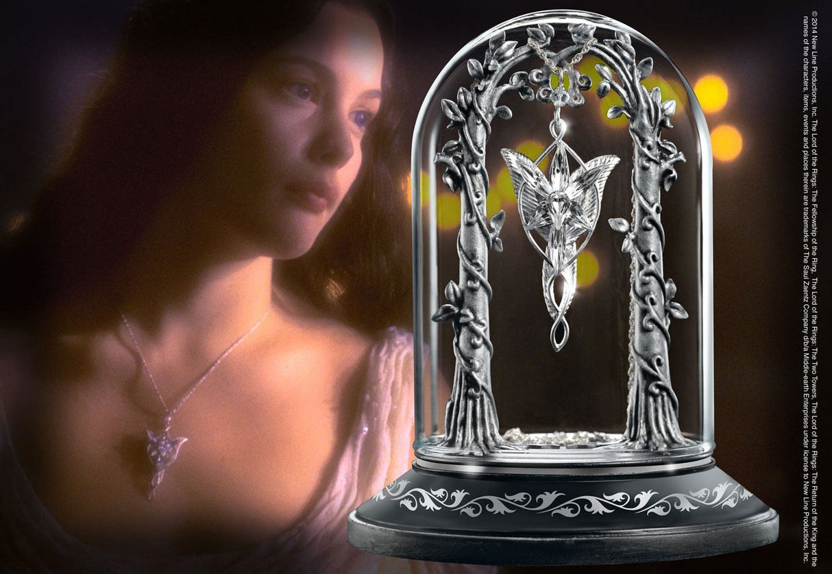 Noble Collection Herr der Ringe Arwens Abendstern Schmuckvitrine