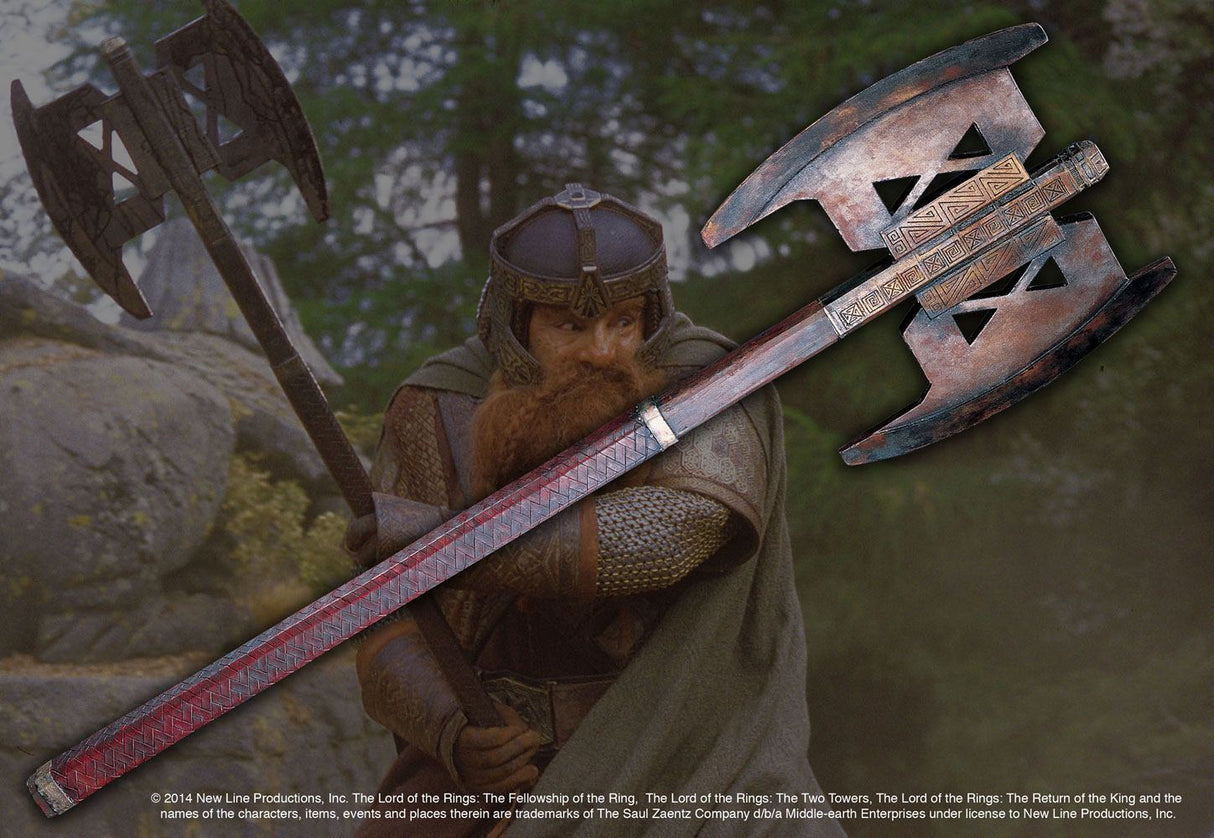 Noble Collection Herr der Ringe Gimlis Axt 1/1 Replik