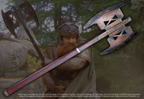 Noble Collection Herr der Ringe Gimlis Axt 1/1 Replik