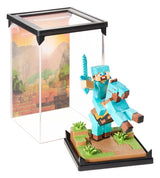 Noble Collection Minecraft Diamond Armor Steve und Pferd Diorama Figur