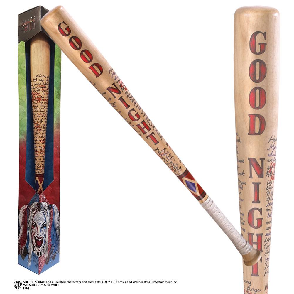 Noble Collection Suicide Squad Harley Quinn’s Good Night Baseballschläger Prop Replik