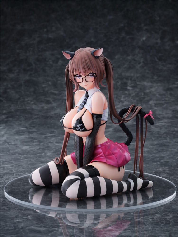 Orchid Seed Original Character Itazura Cat Miumiu Illustrated By Mataro 1/6 Statue