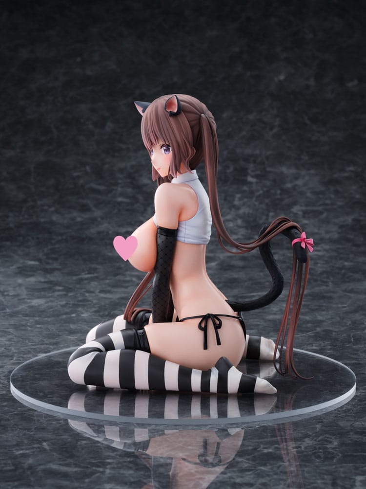 Orchid Seed Original Character Itazura Cat Miumiu Illustrated By Mataro 1/6 Statue