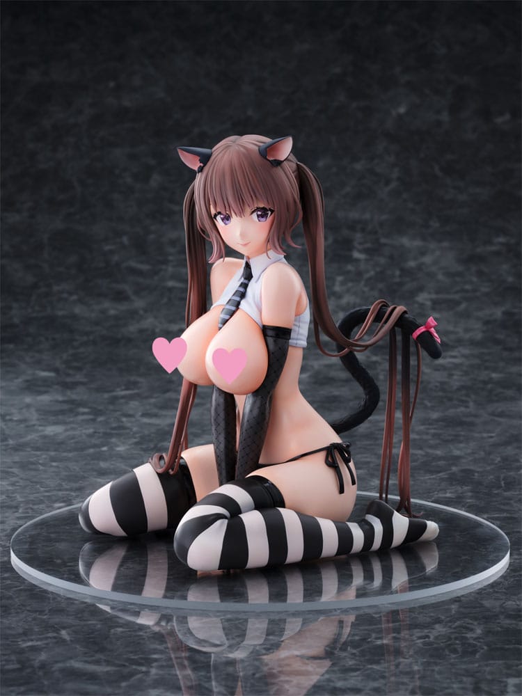 Orchid Seed Original Character Itazura Cat Miumiu Illustrated By Mataro 1/6 Statue