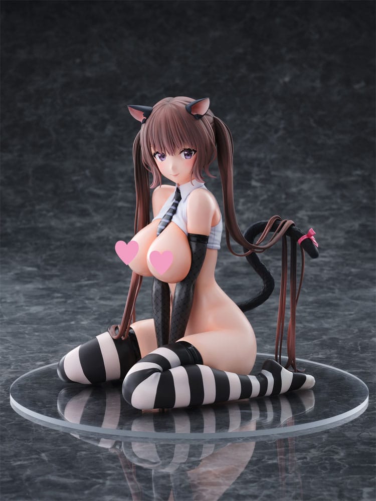 Orchid Seed Original Character Itazura Cat Miumiu Illustrated By Mataro 1/6 Statue