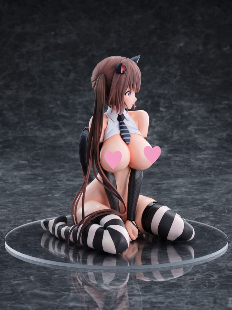 Orchid Seed Original Character Itazura Cat Miumiu Illustrated By Mataro 1/6 Statue