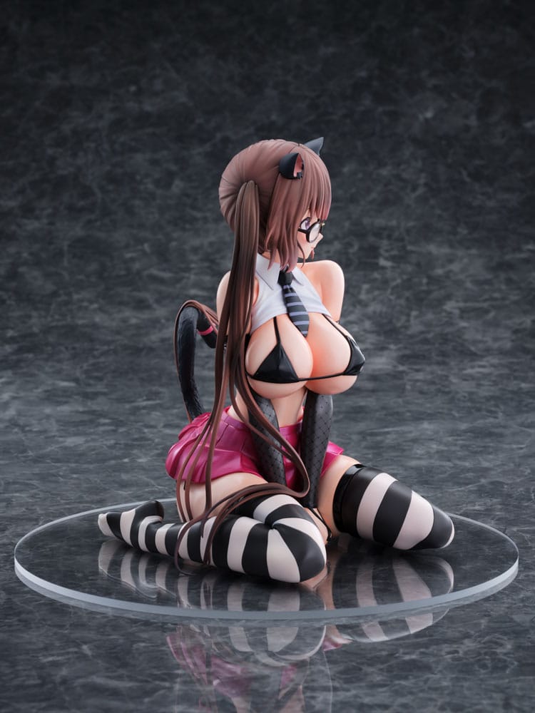 Orchid Seed Original Character Itazura Cat Miumiu Illustrated By Mataro 1/6 Statue