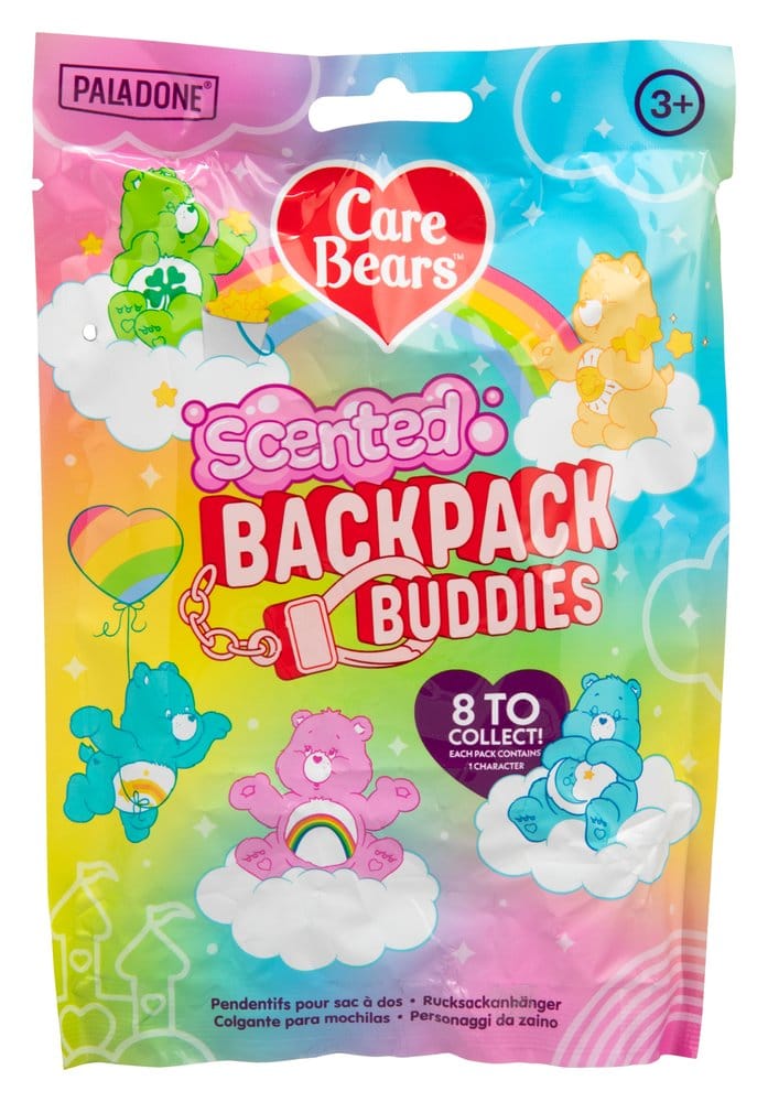 Paladone Products Die Glücksbärchis Taschenanhänger Backpack Buddies Mystery Bags Scented Display 24