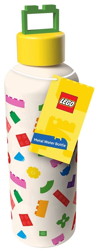 Paladone Products Lego Metall Trinkflasche Mit Geformtem Deckel