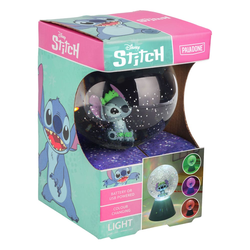 Paladone Products Lilo & Stitch Stitch Glitter Ball LED-Lampe