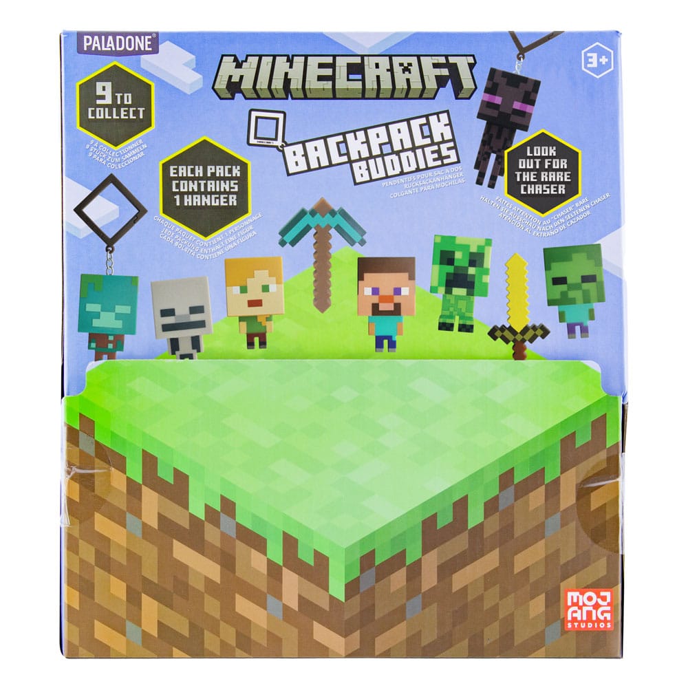 Paladone Products Minecraft Backpack Buddies Mystery Bags Series 4 Taschenanhänger Display 24