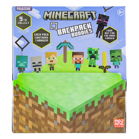 Paladone Products Minecraft Backpack Buddies Mystery Bags Series 4 Taschenanhänger Display 24