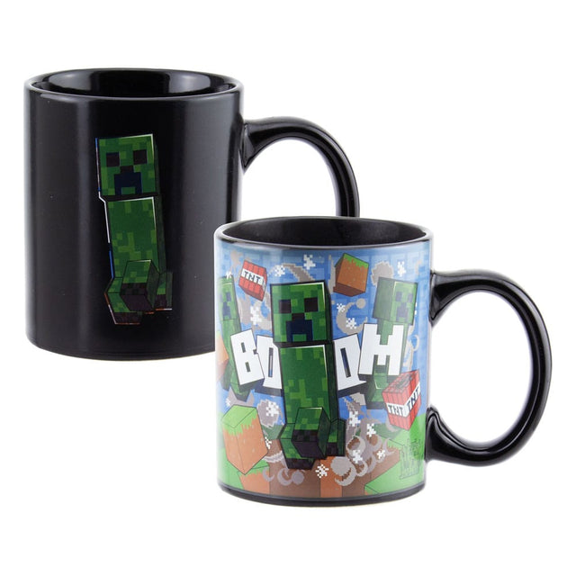 Paladone Products Minecraft Creeper mit Thermoeffekt Tasse