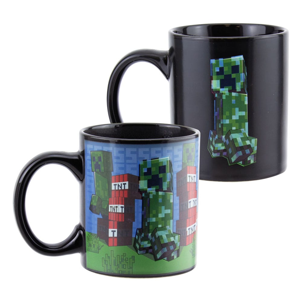 Paladone Products Minecraft Creeper mit Thermoeffekt Tasse