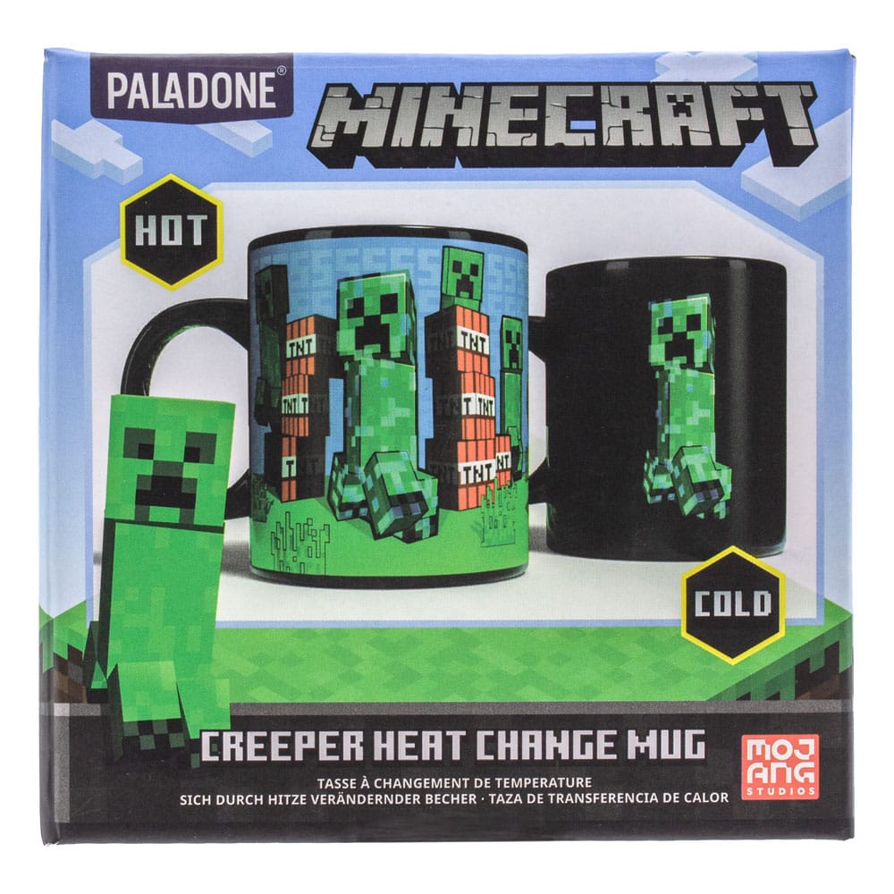 Paladone Products Minecraft Creeper mit Thermoeffekt Tasse