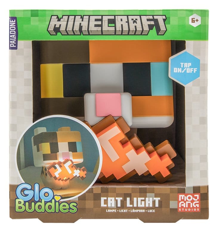 Paladone Products Minecraft GloBuddies Cat Leuchte