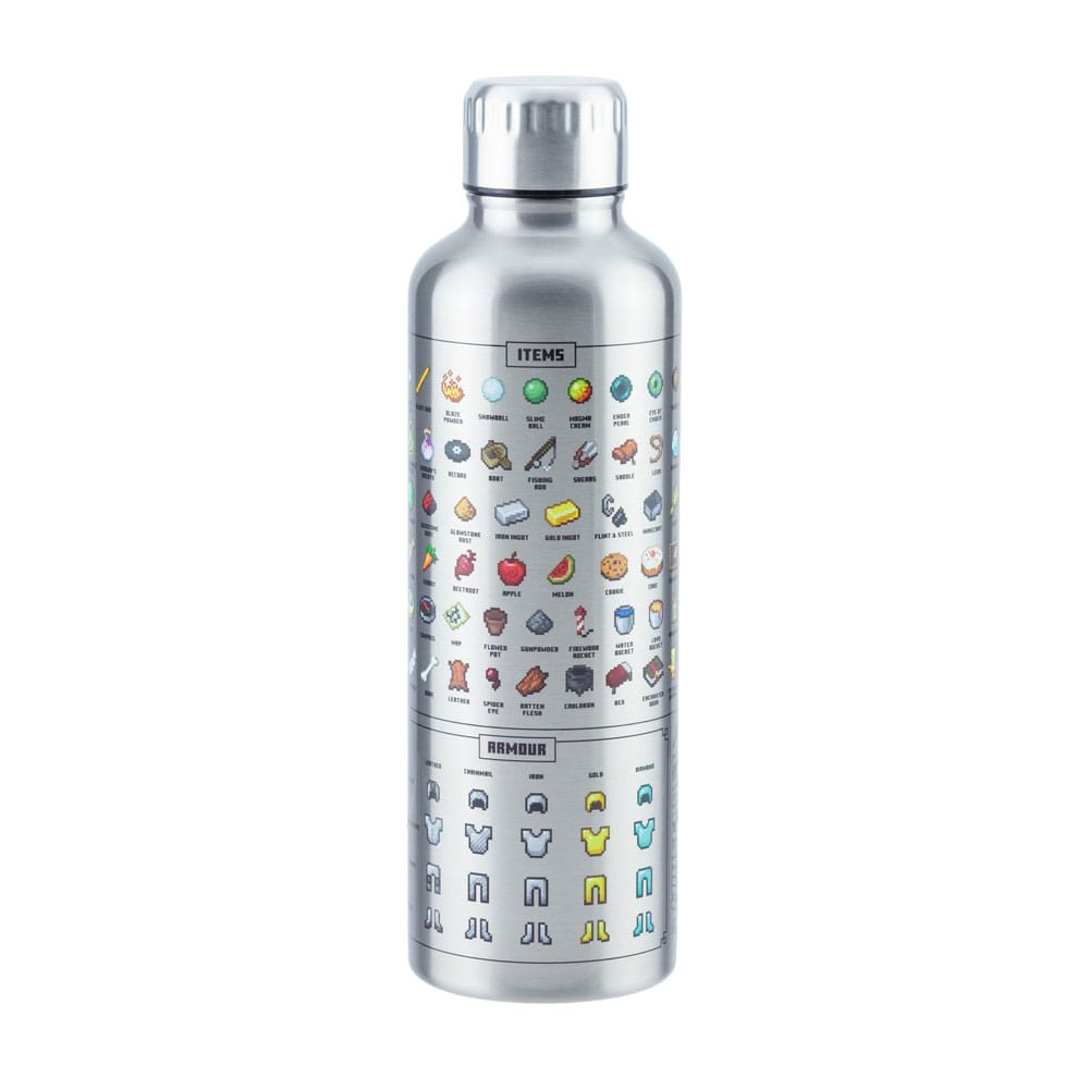 Paladone Products Minecraft Metal Water Bottle