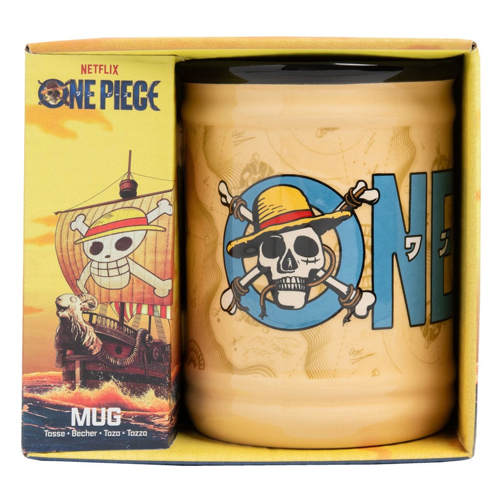 Paladone Products One Piece Jolly Roger Shaped Tasse