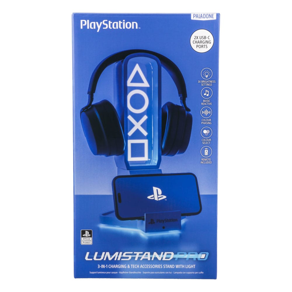 Paladone Products Playstation Kopfhörer-Halter mit Beleuchtung