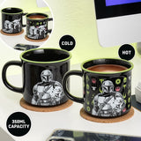 Paladone Products Star Wars The Mandalorian Mandalorian And Grogu Tasse Mit Thermoeffekt