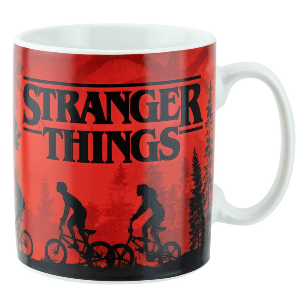 Paladone Products Stranger Things Tasse mit Aufkleber XL
