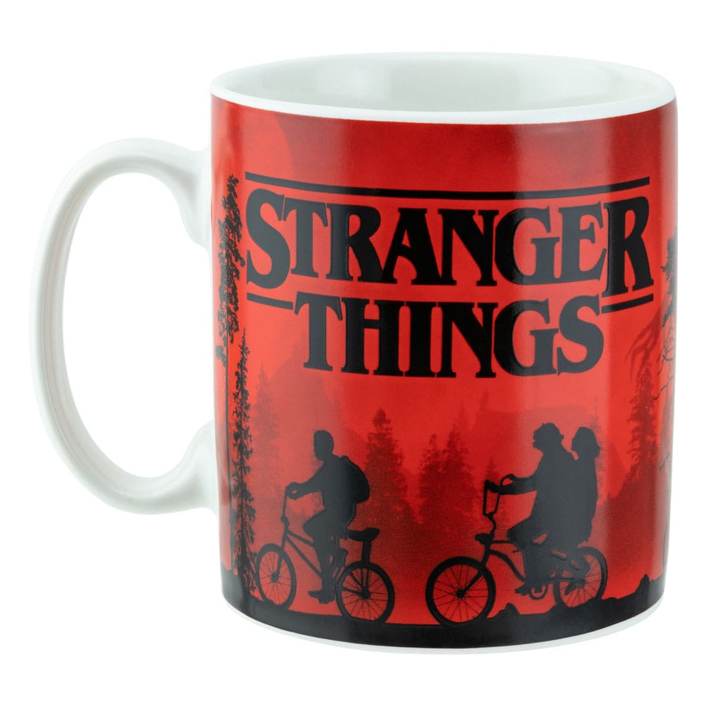 Paladone Products Stranger Things Tasse mit Aufkleber XL